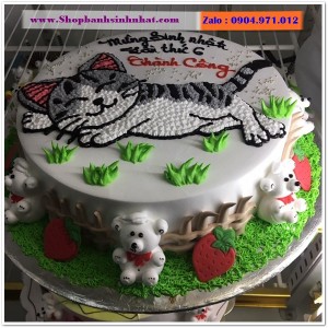 Bánh Sinh Nhật Con Mèo Tuổi Mão - A47